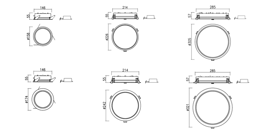 Abaco Recessed by Lumen8